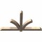 Ekena Millwork Redmond Smooth Timber Gable Bracket, Douglas Fir, 60"W x 35"H x 3 1/2"D x 3 1/2"F, 14/12 Pitch GBW060X35X0404RED00SDF - alternate 3
